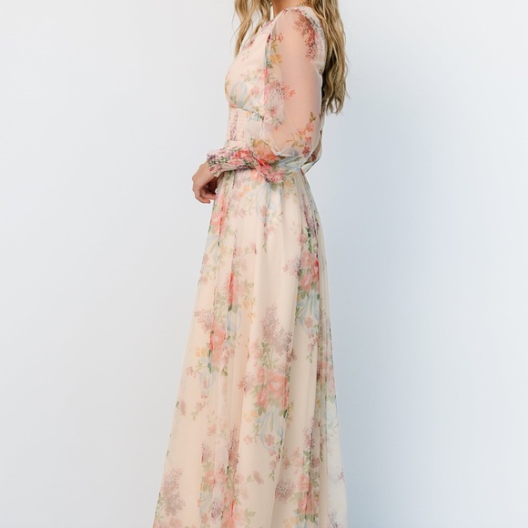 Baltic Born Layla Tulle Maxi Dress | Romantic Floral Size LL - Picture 4 of 5